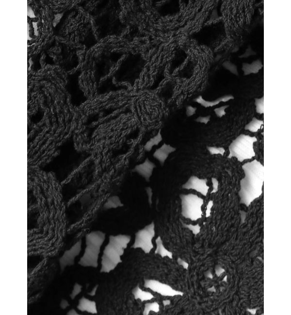 Ungrid「レース編みルーズシャツ」|シャツ・ブラウス|