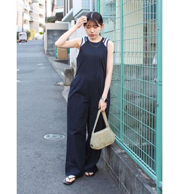 Ungrid「【WEB限定】アメスリデザインロンパース」|オールインワン|