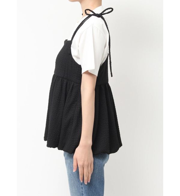 Ungrid「【WEB限定】バルーンデザインジャカードキャミ」|キャミソール|