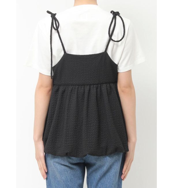 Ungrid「【WEB限定】バルーンデザインジャカードキャミ」|キャミソール|