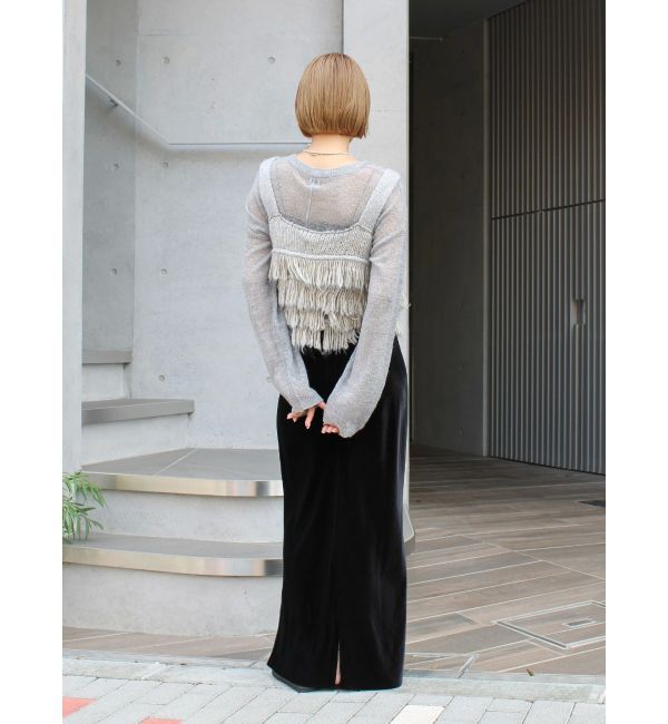 Ungrid「モヘヤ混シアーニット」|ニット・セーター|