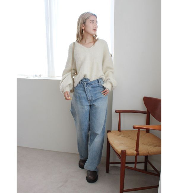 Ungrid「バックオープンデザインニット」|ニット・セーター|