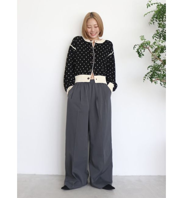 Ungrid「マルチウェイドットニットカーディガン」|カーディガン|