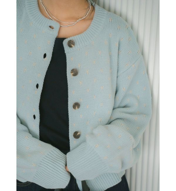 Ungrid「マルチウェイドットニットカーディガン」|カーディガン|