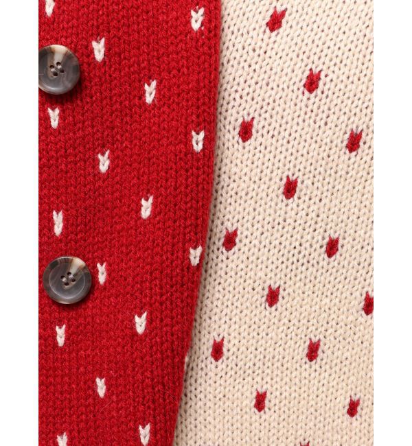 Ungrid「マルチウェイドットニットカーディガン」|カーディガン|