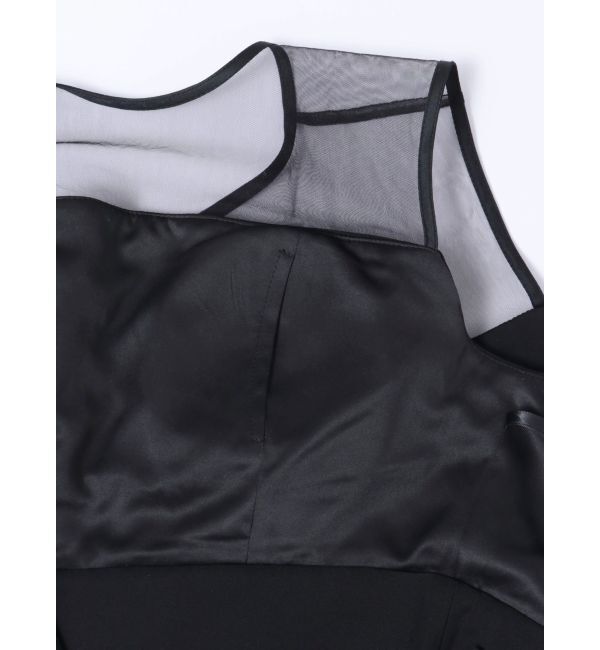 LAGUNAMOON「LADYチュールオフショルパンツドレス」|ドレス|