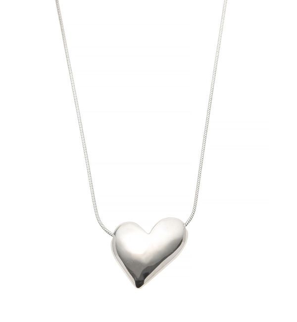 LAGUNAMOON「アシメハートドロストネックレス」|ネックレス|