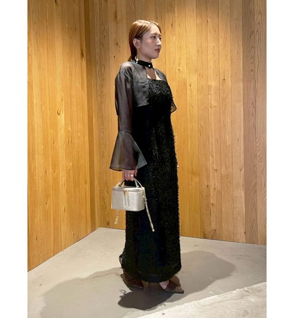 LAGUNAMOON「LADYブラウスレイヤードキャミワンピース」|ワンピース|