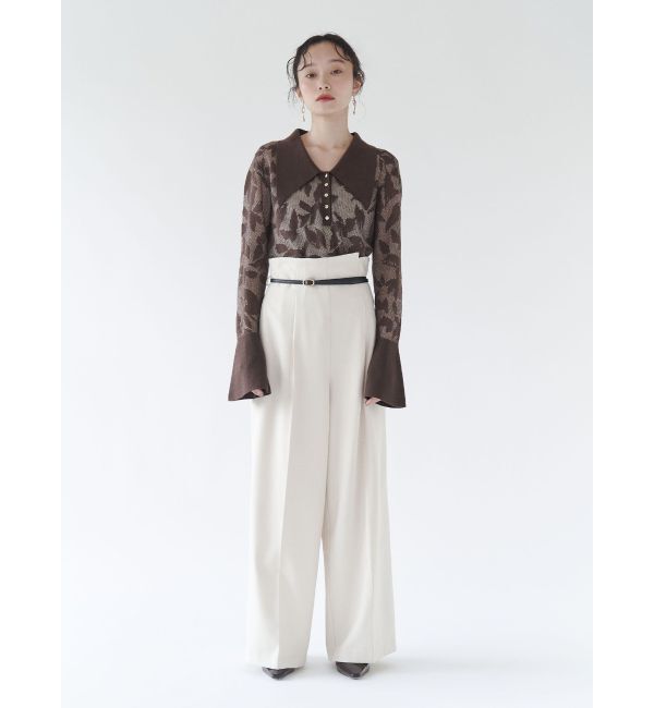 LAGUNAMOON「バイカラーベルトパンツ」|その他|