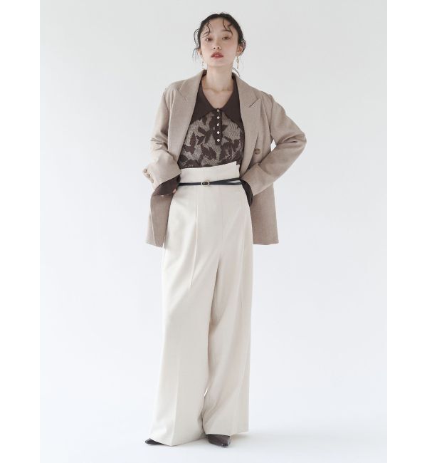 LAGUNAMOON「バイカラーベルトパンツ」|その他|