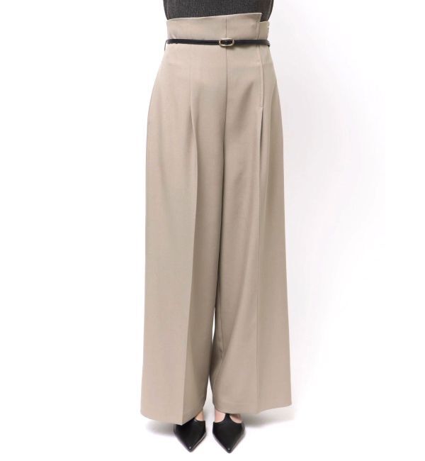 LAGUNAMOON「バイカラーベルトパンツ」|その他|