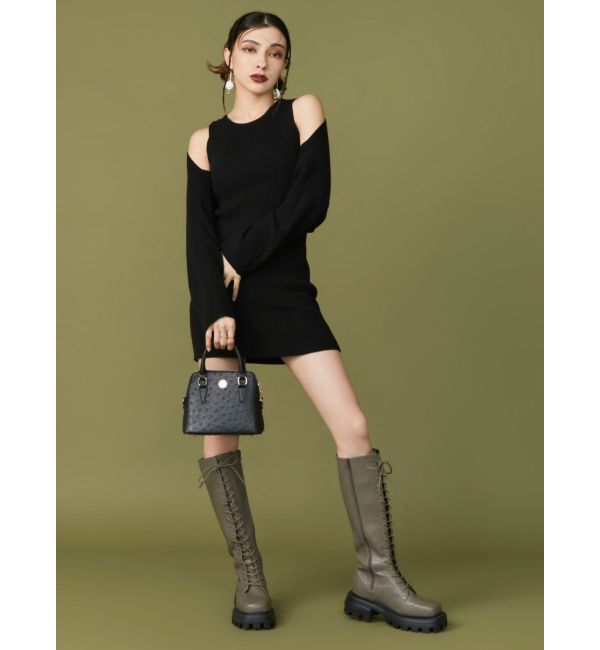 EVRIS「ボレロセットニットワンピース」|ワンピース|