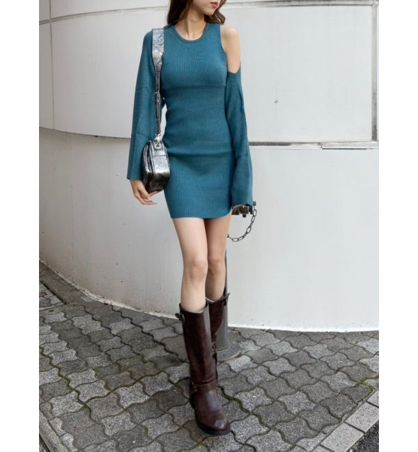 EVRIS「ボレロセットニットワンピース」|ワンピース|