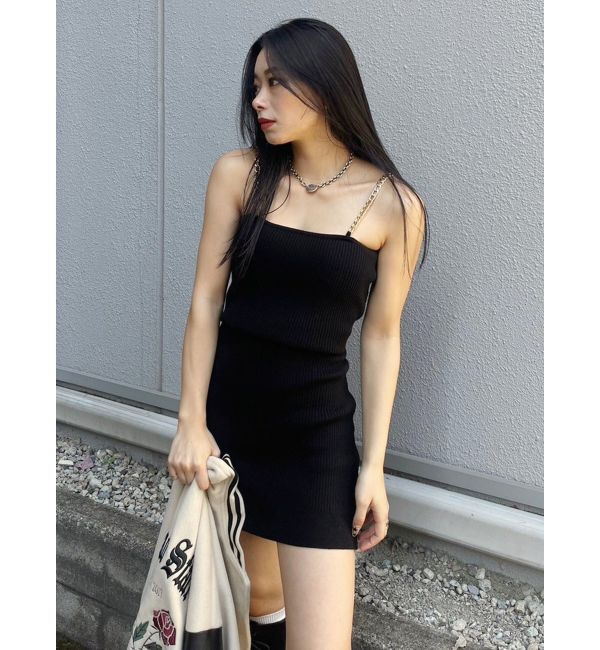 EVRIS「アンサンブルニットミニワンピース」|ワンピース|