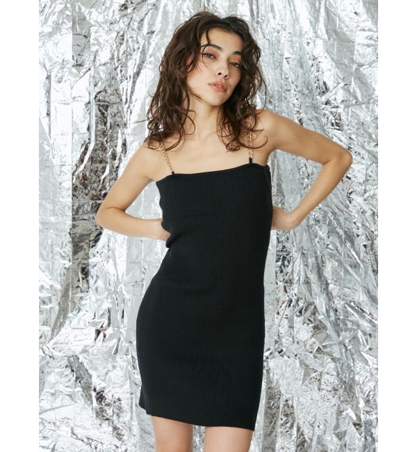 EVRIS「アンサンブルニットミニワンピース」|ワンピース|