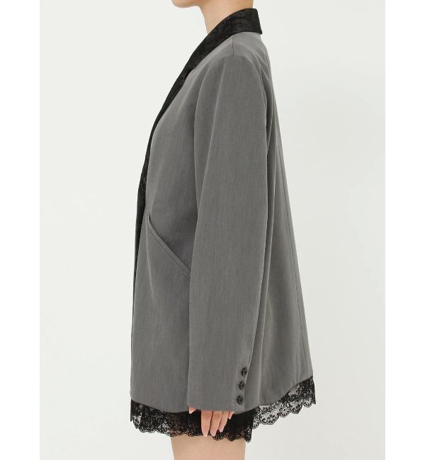 EVRIS「レースドッキングジャケット【セットアップ着用可能】」|テーラードジャケット|