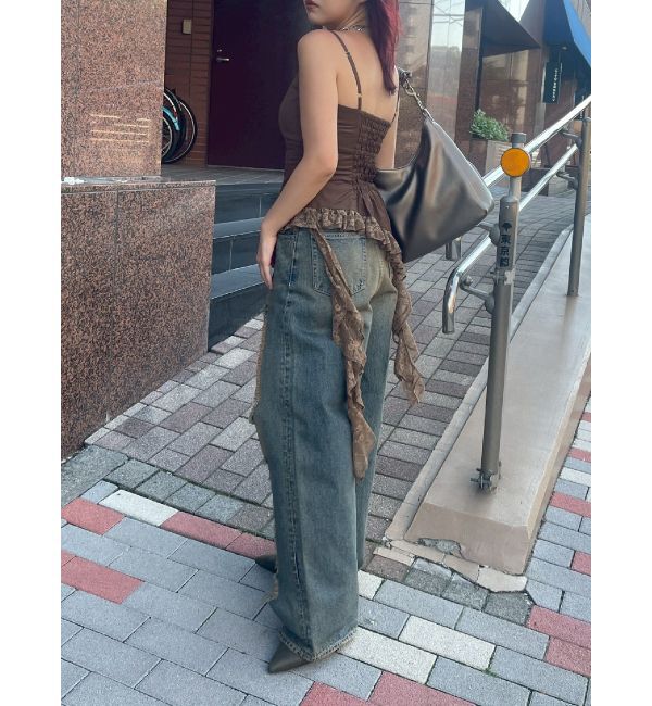 EVRIS「レースフリルキャミソール」|キャミソール|