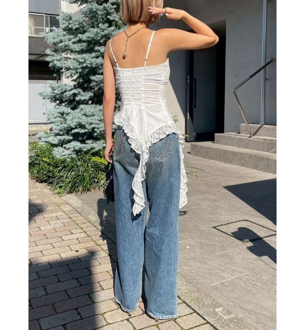 EVRIS「レースフリルキャミソール」|キャミソール|