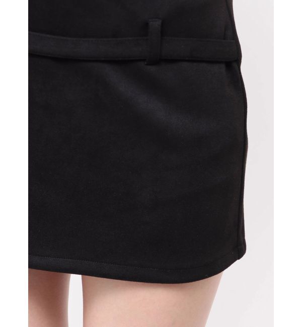 EVRIS「ダブルバックルベルトミニスカート」|スカート|