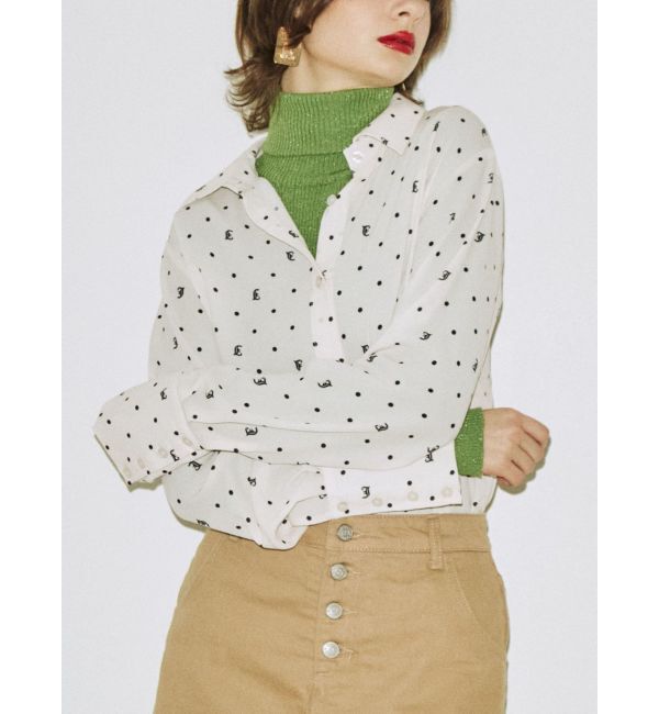 jouetie「ドットパターンシャツ」|シャツ・ブラウス|