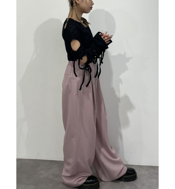 jouetie「レースリボンフレアスリーブトップス」|Tシャツ・カットソー|