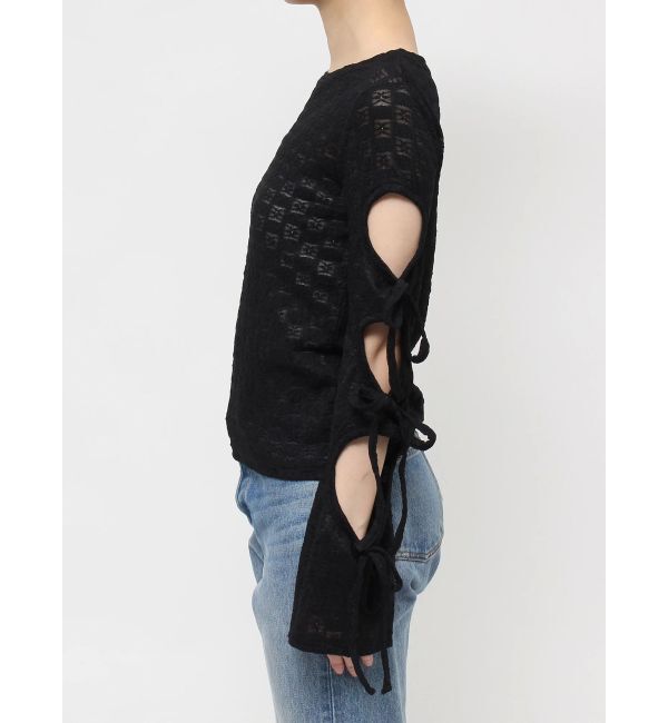 jouetie「レースリボンフレアスリーブトップス」|Tシャツ・カットソー|