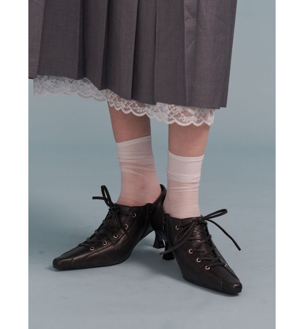 jouetie「レースアップポインテットトゥパンプス」|パンプス|