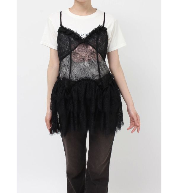 jouetie「フリルランジェリーレースミニワンピース」|ワンピース|