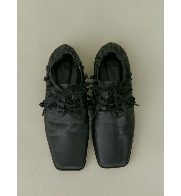 merry jenny「たっぷりリボンローファー」|ローファー|ブラック