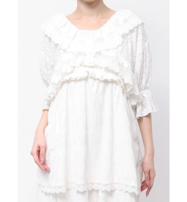 merry jenny「スカラップfrillボレロ」|カーディガン|