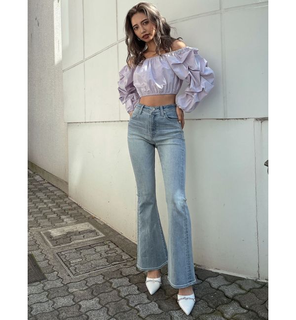 GYDA「タックスリーブ 2WAYブラウス」|シャツ・ブラウス|