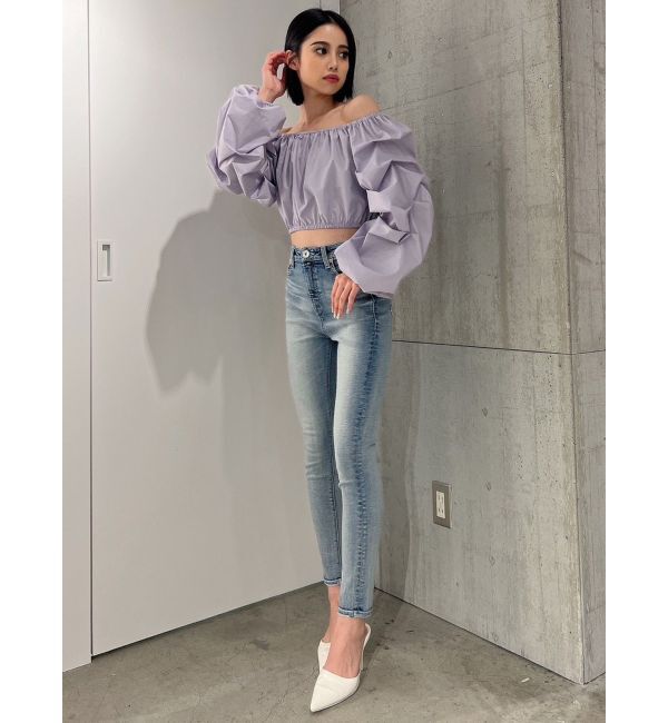 GYDA「タックスリーブ 2WAYブラウス」|シャツ・ブラウス|