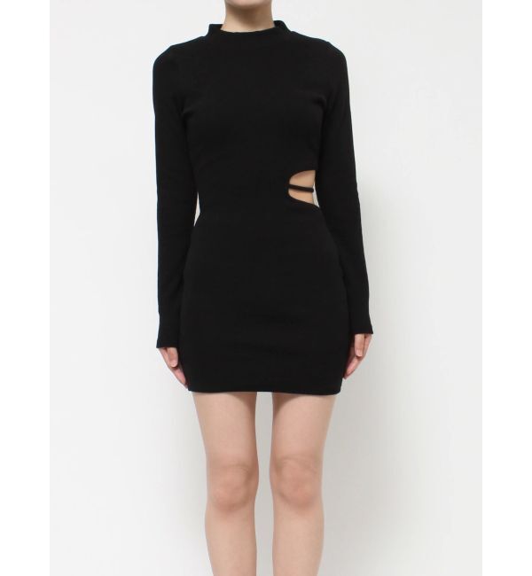 GYDA「サイドベルト OPEN ミニワンピース」|ワンピース|