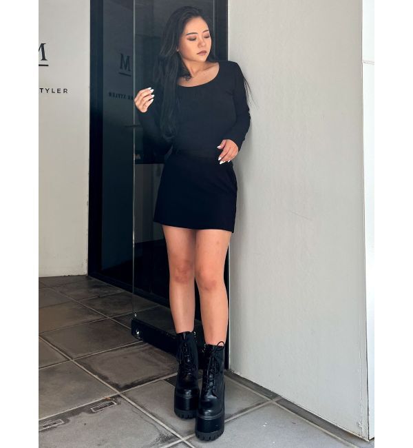 GYDA「trapezoidスカートライクショートパンツ【SETUP着用可】」|スカート|