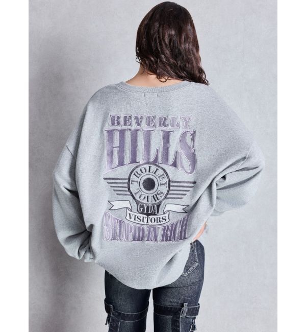 GYDA「BEVERLY HILLSドルマンスウェットトップス」|スウェット・ジャージ|