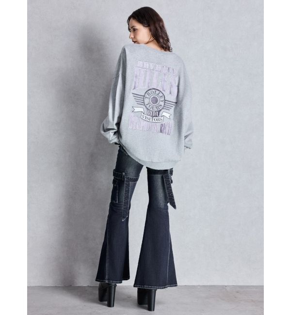 GYDA「BEVERLY HILLSドルマンスウェットトップス」|スウェット・ジャージ|