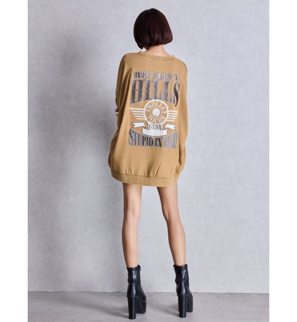 GYDA「BEVERLY HILLSドルマンスウェットトップス」|スウェット・ジャージ|