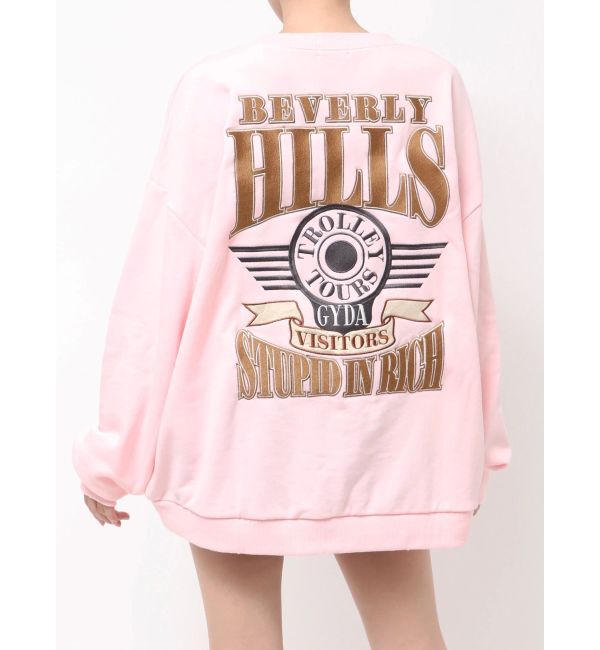GYDA「BEVERLY HILLSドルマンスウェットトップス」|スウェット・ジャージ|