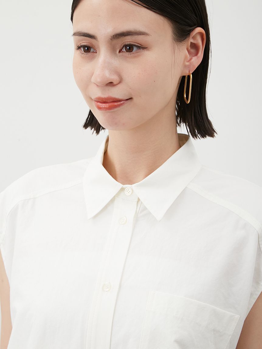 Mila Owen「バルーンヘムノースリシャツ」|シャツ・ブラウス|