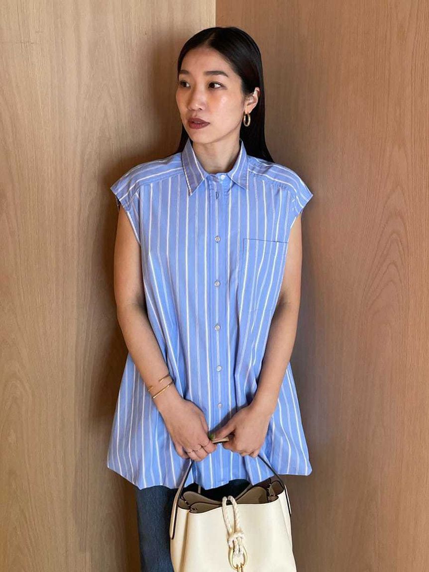 Mila Owen「バルーンヘムノースリシャツ」|シャツ・ブラウス|