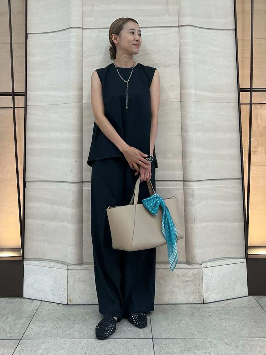 Mila Owen「【セットアイテム】ノースリトップスワイドパンツSET UP」|ワンピース|