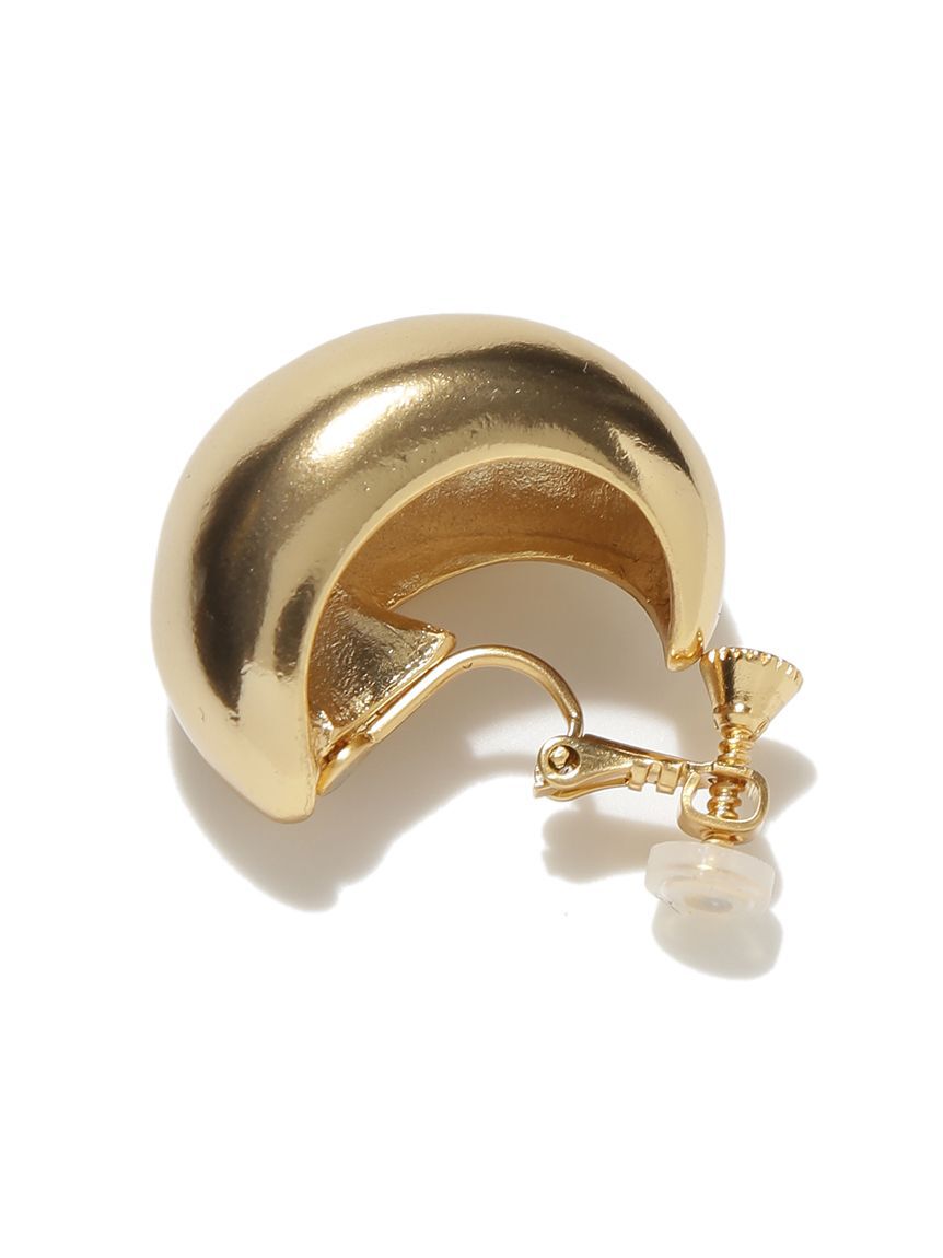 Mila Owen「メタルボリュームカーブイヤリング」|イヤリング|