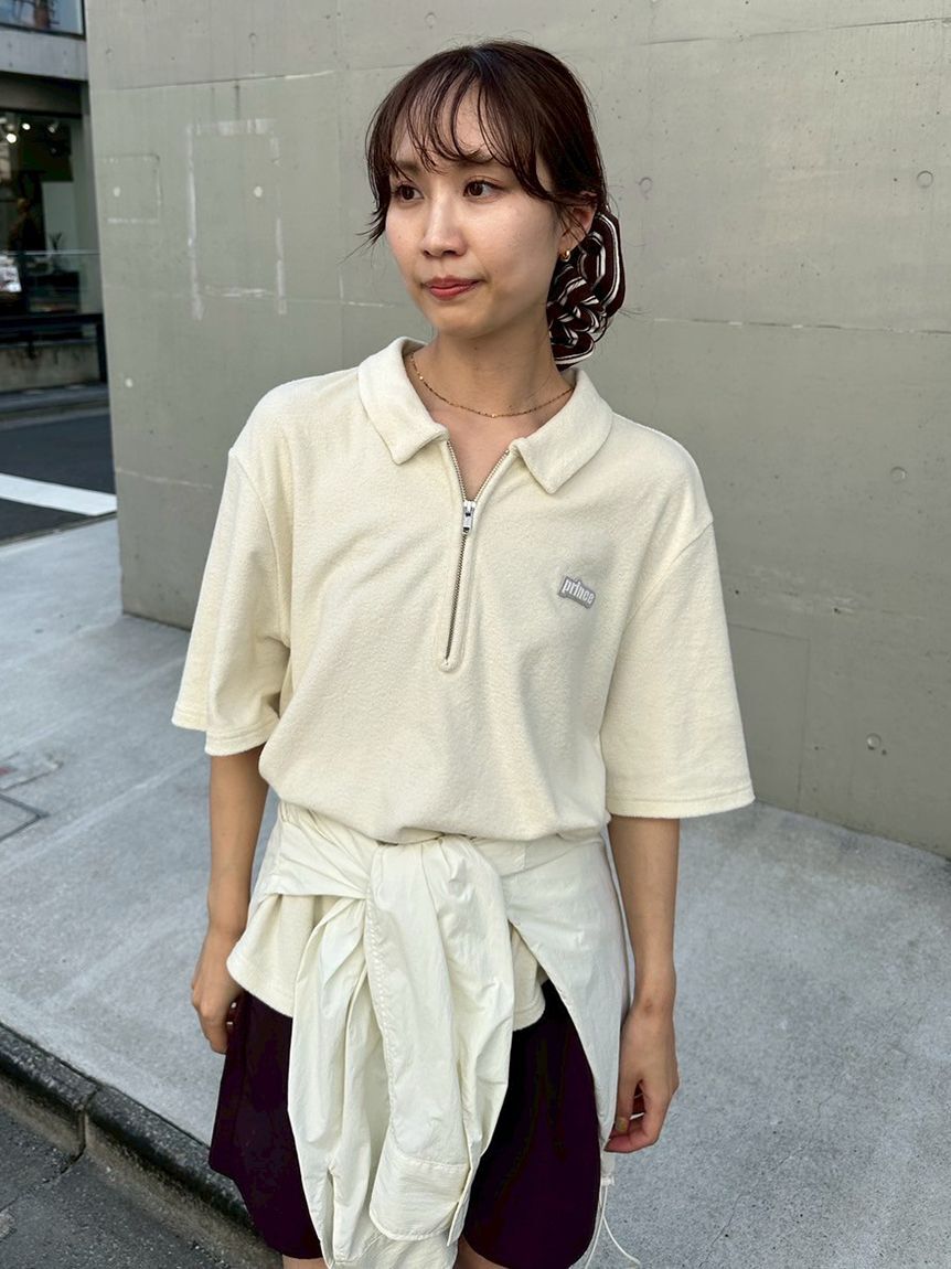 emmi atelier「【prince|emmi】パイルポロトップス」|Tシャツ・カットソー|