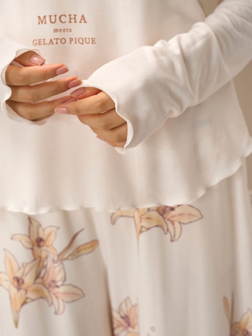 gelato pique「【MUCHA】ワンポイントロンT」|ルームウェア|