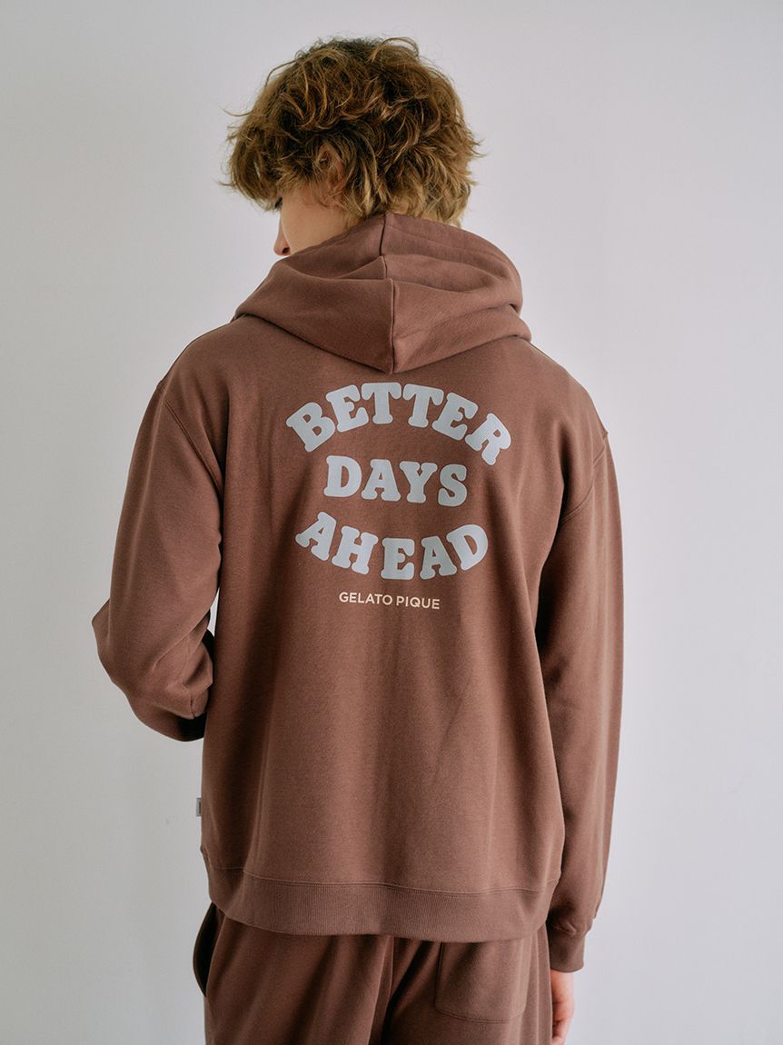 GELATO PIQUE HOMME「【HOMME】裏毛プリントパーカ」|パーカー|