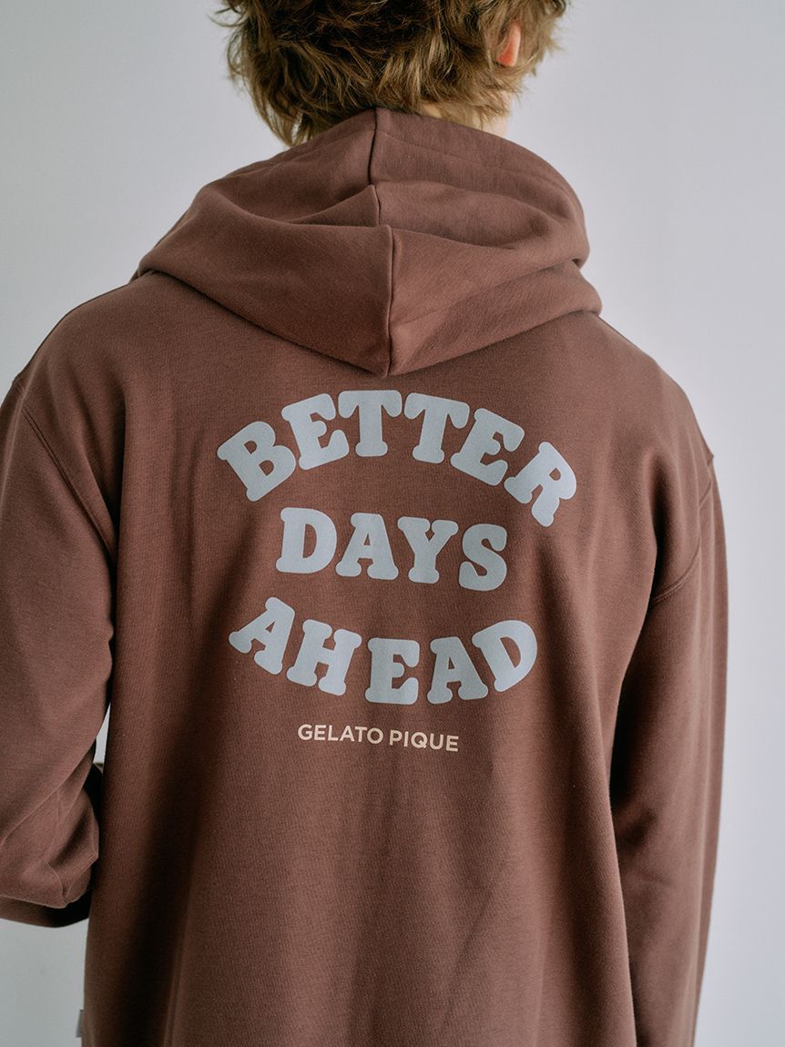 GELATO PIQUE HOMME「【HOMME】裏毛プリントパーカ」|パーカー|