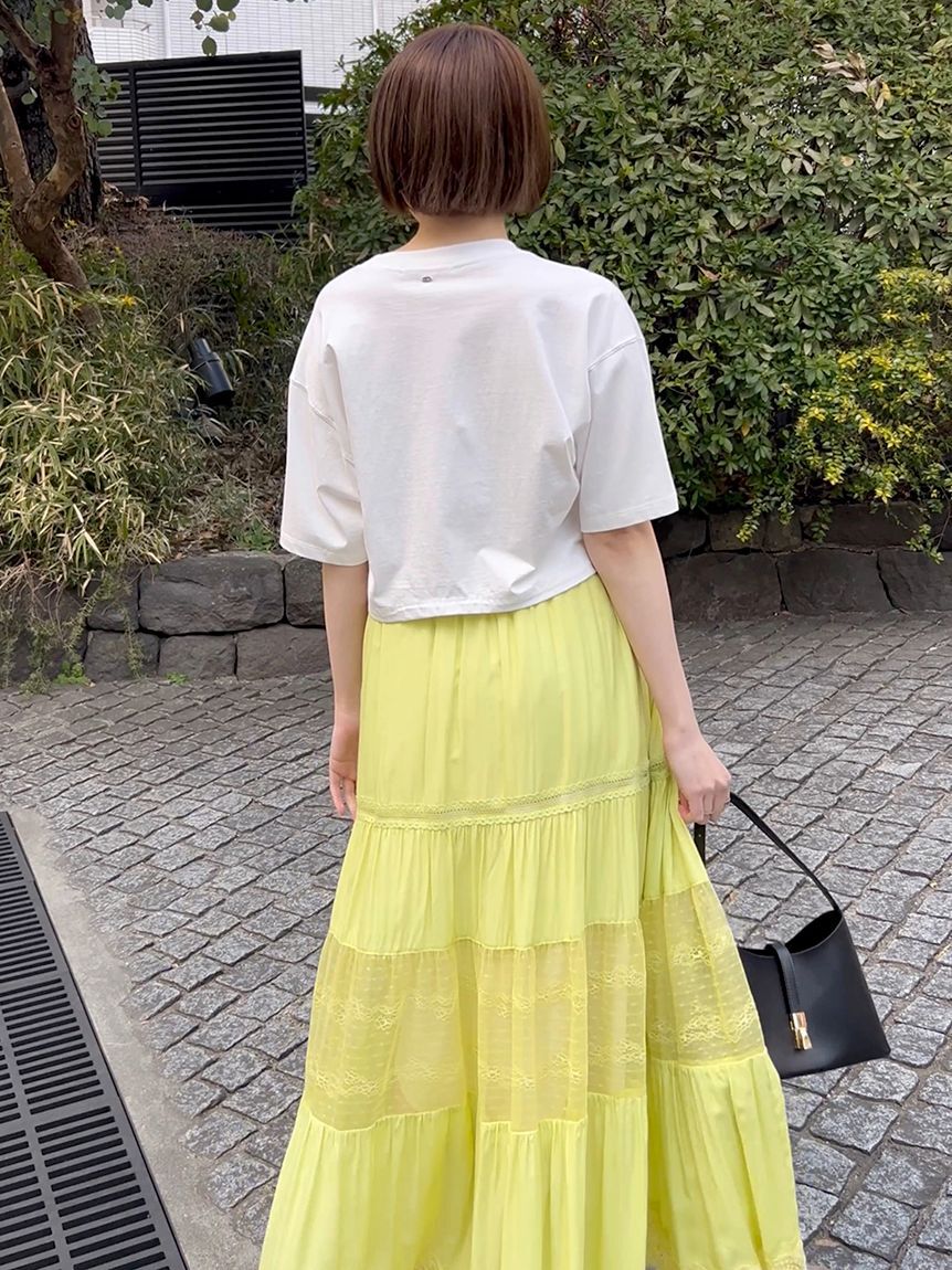 SNIDEL「SNIDELロゴTシャツ」|Tシャツ・カットソー|