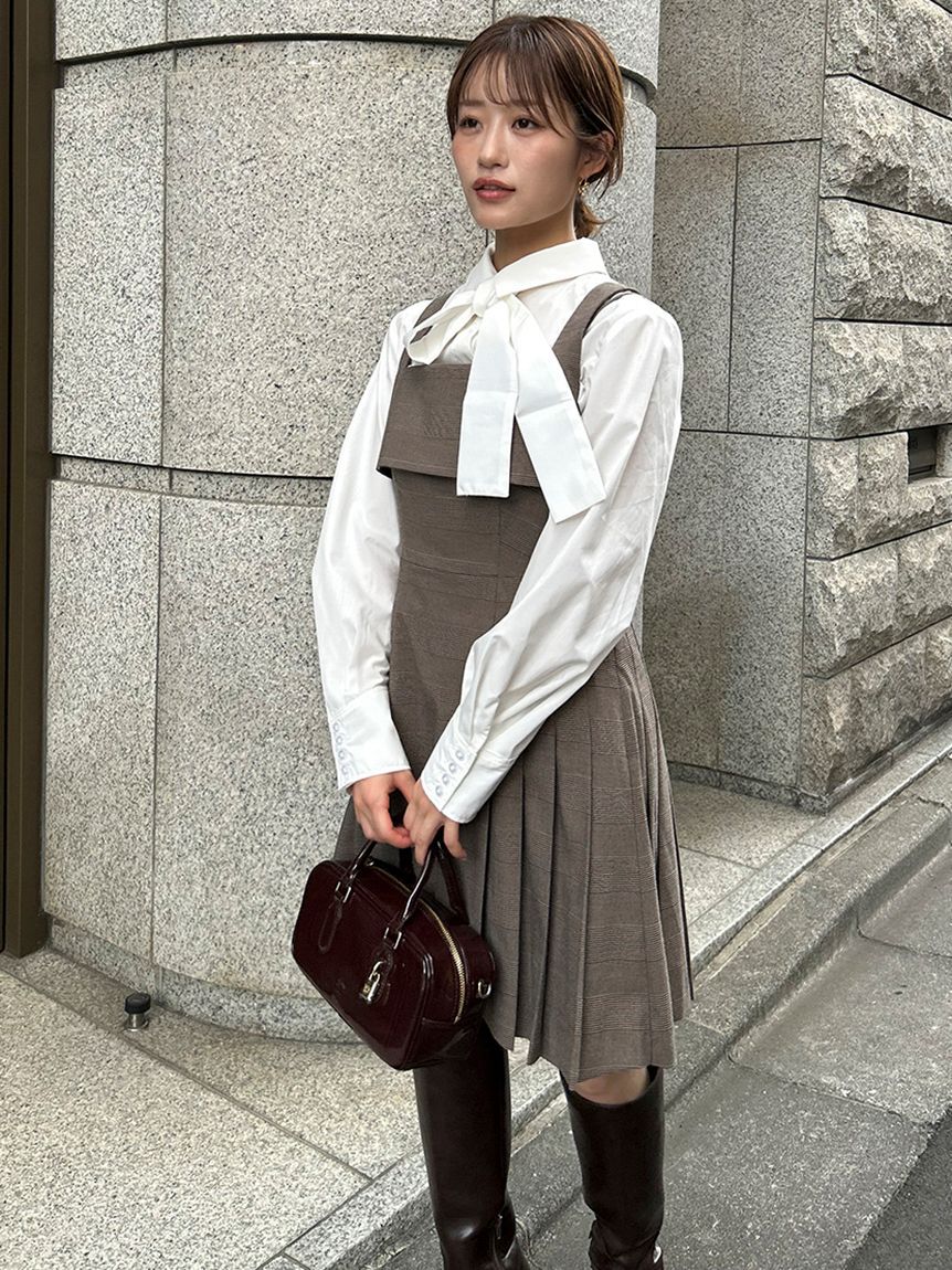 SNIDEL「プリーツミニジャンスカ」|ワンピース|