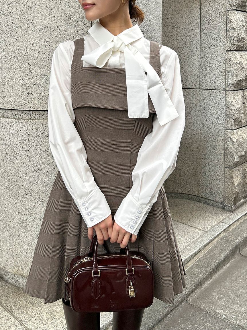 SNIDEL「プリーツミニジャンスカ」|ワンピース|