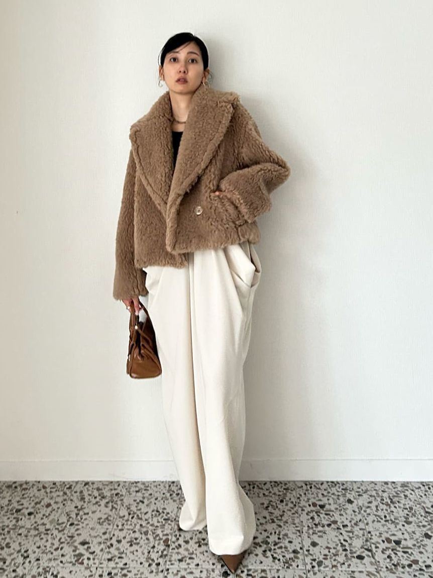 SNIDEL「ボアショートコート【カンヘウォン着用】」|その他|